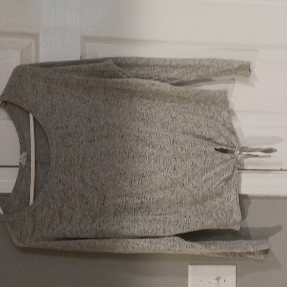 Gray Caution to the Wind Sweater